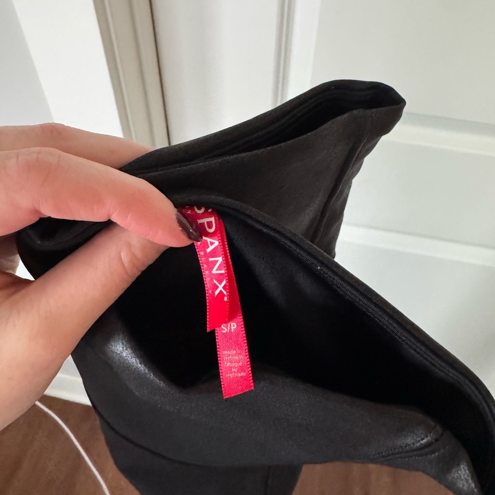 Spanx - Black Faux Leather Leggings - Picture 2 of 2